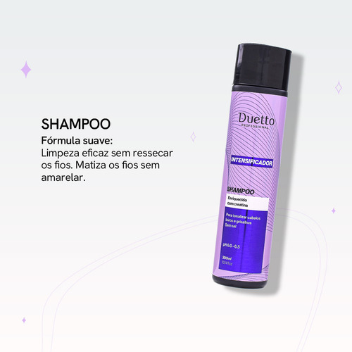 Shampoo Intensificador - Cabelos Loiros E Grisalhos Duetto