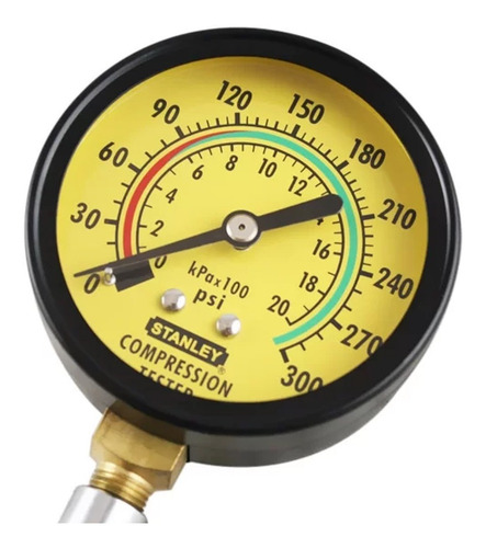 Imagem 2 de 6 de Medidor Flexível Compressão Motores 0-300psi Stanley 79033