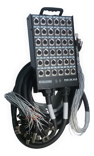 Multicabo Splitter Xlr 36 Vias 5m, Split. C/ 36 Vias 5m