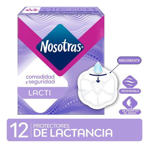 Nosotras Lacti Protectores De Lactancia Caja X 12unidades