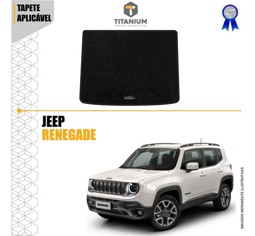 Jogo Tapete 3pçs Jeep Renegade 2015/.. +porta Malas Borracha