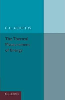 Libro The Thermal Measurement Of Energy : Lectures Delive...