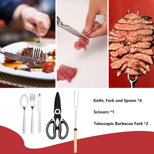 Aofuxti - Utensilios De Cocina Para Camping, Artículos Esenc