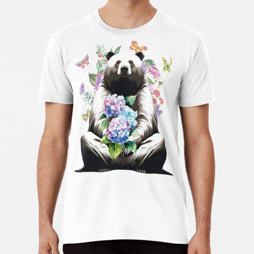 Remera Hortensia De Oso Algodon Premium