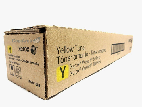 Versant 80 180 Xerox Toner Amarillo 22kc Original 006r01649