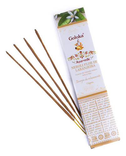 Incenso Indiano Goloka Neroli Flor De Laranjeira 15g