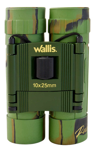 Binocular Verde Camuflaje Wallis Tipo Tejado Metal Revestido