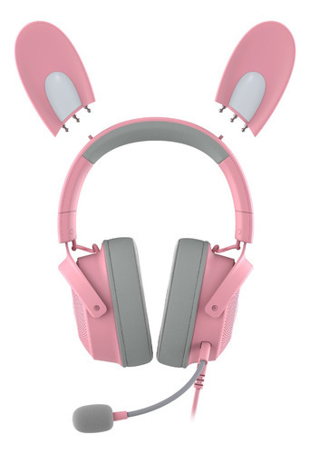 Audífonos Gamer Razer Kraken Kitty V2 Pro Rgb Color Quartz Pink Color De La Luz Rgb