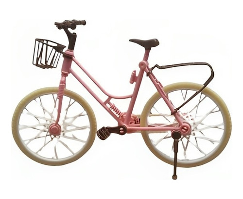Mini Bicicleta Imitación Barbie Juguete Decoración