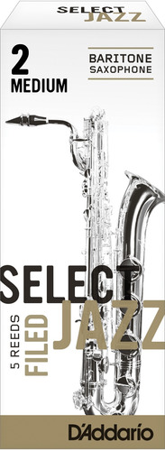 Cañas Daddario Jazz Select Saxo Baritono Nº 2m Rsf05bsx2m X5