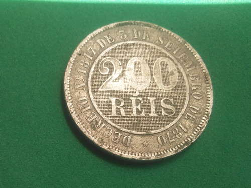 Moeda 200 Réis 1889 Rara