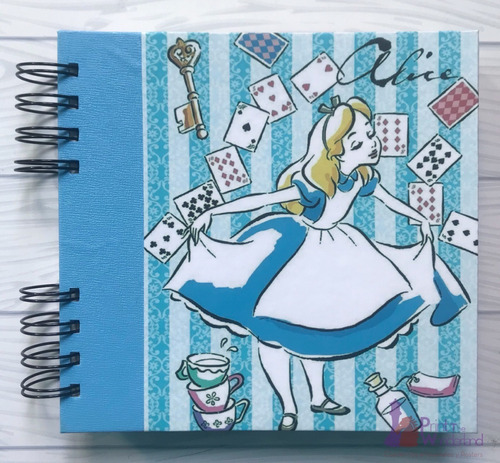 Cuaderno Artesanal De Disney - Alicia Pais De Las Maravillas