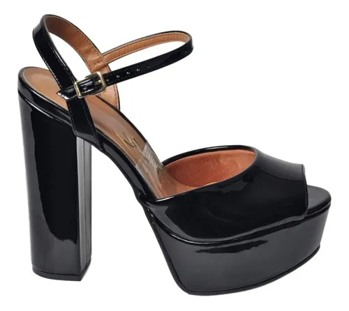 Zapatos de charol mujer con taco clearance