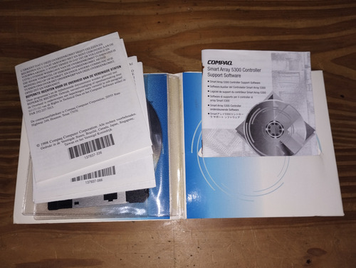 Pack Smart Array 5300 Controller Support Software. Compaq