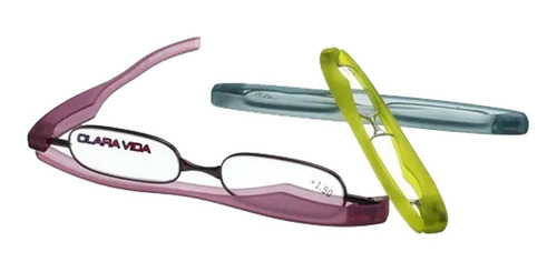 Imagen 1 de 8 de Gafas De Lectura 360 Giratoria Plegable Ligero Mini Hombres