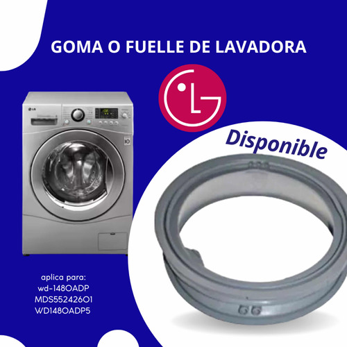 Goma Puerta Lav Frontal LG Mds55242601 Wd1480adp /wd1480adp5