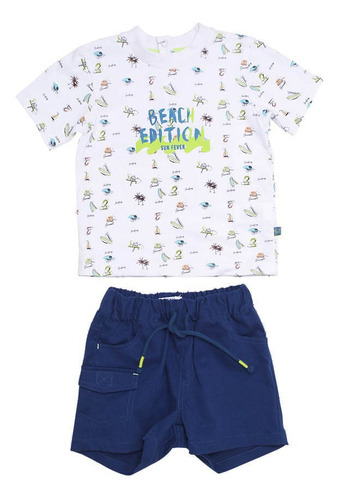 Conjunto Polo Jersey-short Tela Plana