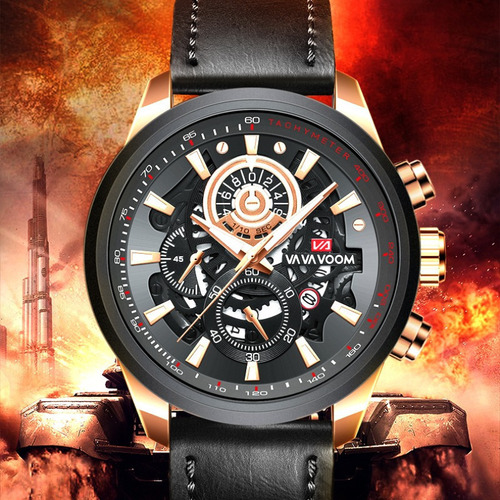 Reloj Deportivo De Acero Inoxidable Va Va Voom 2311 Con Cale