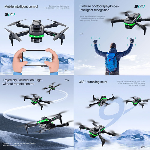 Mini Dron Profesional S1622c-bk3 Con Cámara