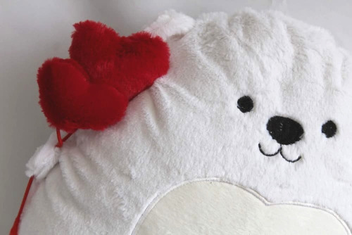 Imagen 2 de 3 de Cojín Decorativo Oso Regalo Corazón Amor Amistad Casa Pareja