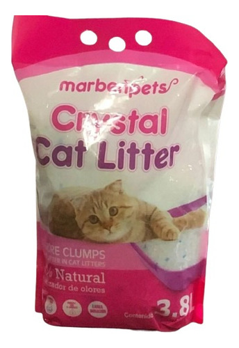 Arena Sanitaria Gato Con Cristales De Silica Bolsa De 1.6 Kg