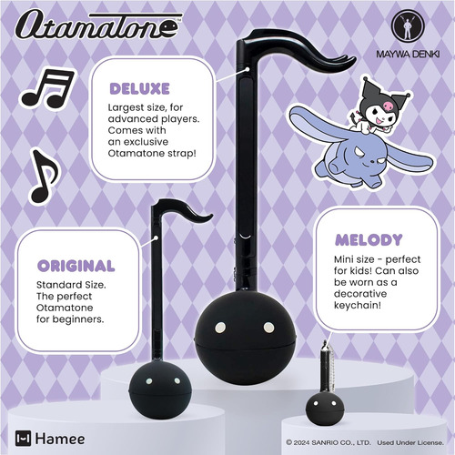 Otamatone Sanrio Kuromi Instrumento Electrónico Portátil...