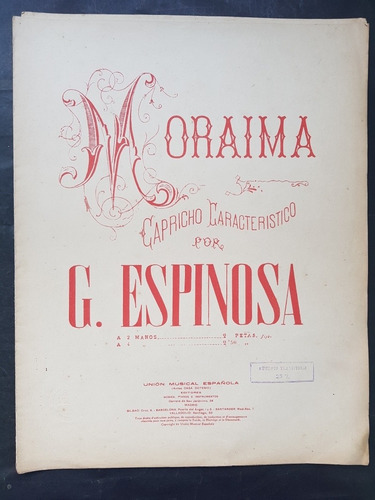 Imagen 7 de 10 de Antiguas Partituras Para Piano. Música Gallega. 51694.