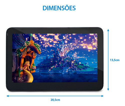 Tela P/ Encosto Fluence 2016 Touch Usb Bluetooth Acoplável