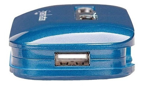 Concentrador Usb 2.0 Manhattan 161039 Hub 7 Puertos Alimenta