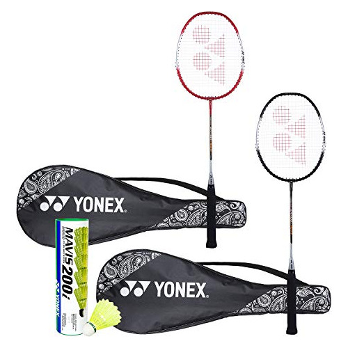Yonex Aluminum Zr 100 Light Badminton Racquet Combo Conjunto