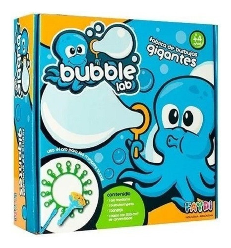 Burbujero Mediano Fab. De Burbujas Gigantes - Faydi Art.9996 Color Azul