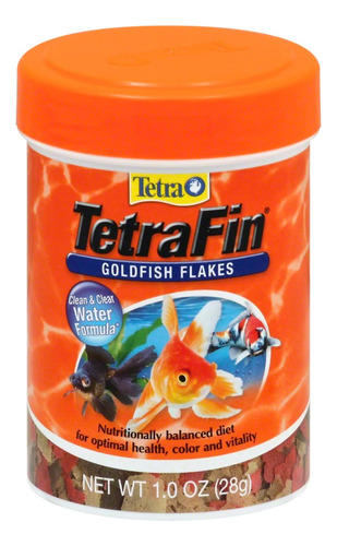 Tetra Fin 28g - Alimento En Escamas Para Peces De Agua Fria