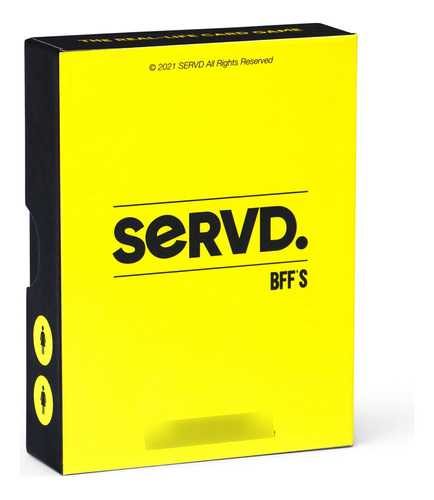 Servd - Bffs - El Divertido Juego De Cartas De La Vida Real.