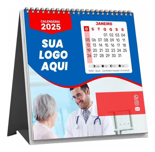 comprar 50 Calendários Personalizados Para Empresas Com Logo E Arte