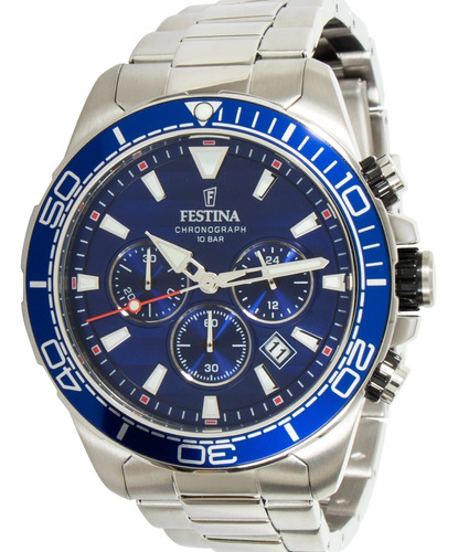 Reloj Para Hombre Festina Prestige F20361/2 Plateado