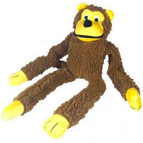 Brinquedo Macaco Com Apito Interno De Pelúcia Para Cães