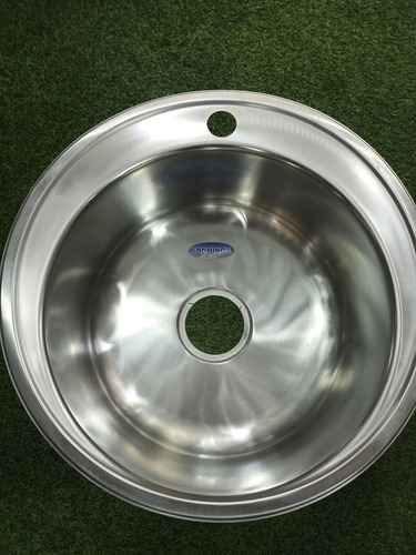 Fregadero Redondo De Sobreponer Acero Inoxidable 50cm