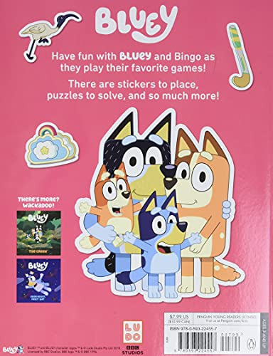 Bluey: ¡hora De Jugar! : Un Libro De Pegatinas Y Actividades