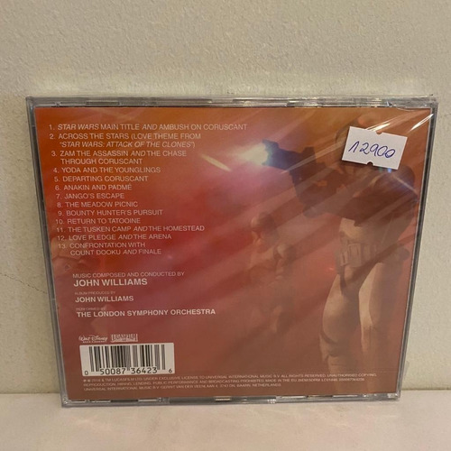 John Williams Star Wars Attack Of The Clones Cd Nuevo Eu