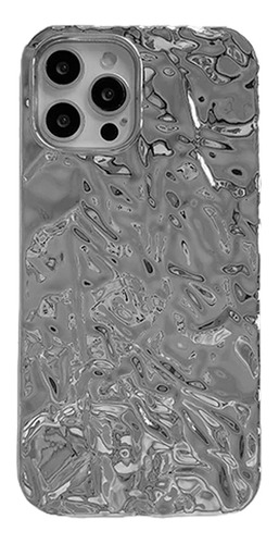 Case Metallic Silver Plata Para iPhone