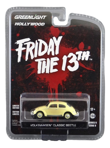 Greenlight Hollywood Friday The 13th Volkswagen Beetle 1:64