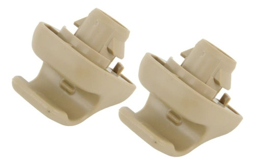 2x Clips Visera Beige Para Honda Accord Civic Crv Pilot