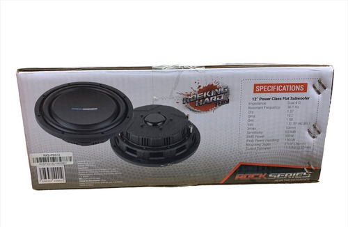 Woofer Rock Series Rks-pss12 De 12 Pulgadas Color Negro