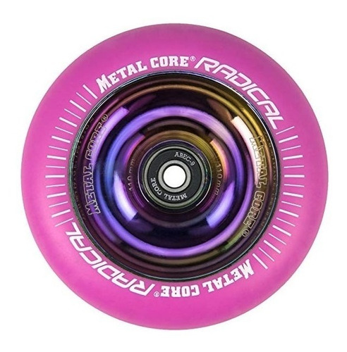 Rueda Metal Core 110mm 88a De Scooter Freestyle Bestial Envy