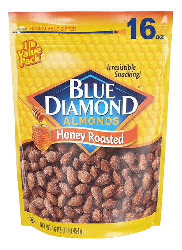 Blue Diamond Almonds Almendras Tostadas Con Miel, Tostadas C