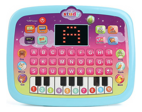 D Tableta De Juguete For Niños Con Pantalla Led