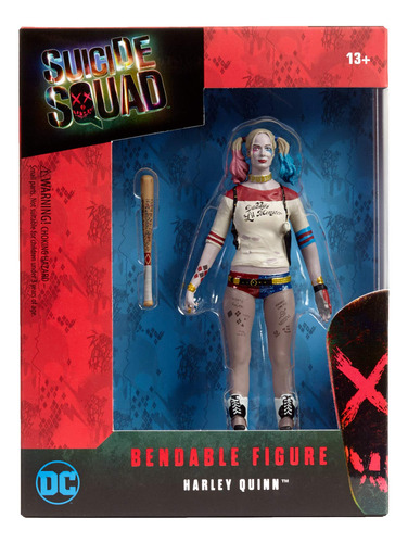 Nj Croce Suicide Squad Harley Quinn Figura De Acción Plega.