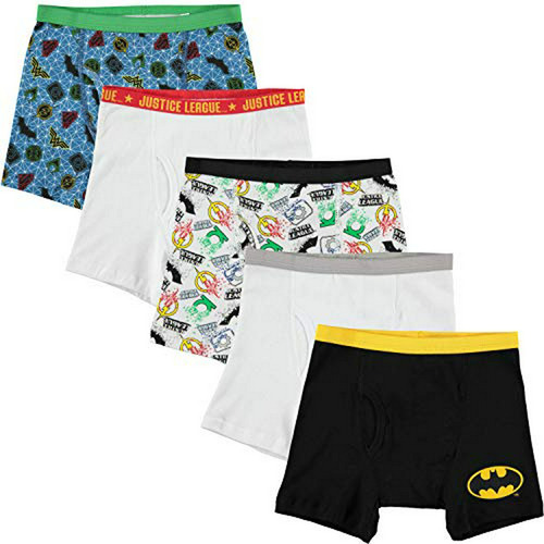 De Artesanía Big Boys' Justice League 5pk Calzoncillo Retro,