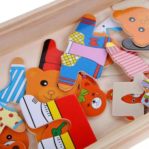 Puzzle Rompecabezas Encaje Niños/bebes De Madera