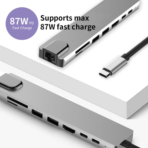 Adaptador Usb-c Tipo C Para Portátil Usb Hub Docking Laptop